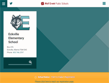 Tablet Screenshot of ees.wolfcreek.ab.ca